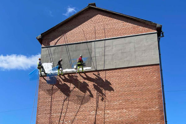 Наружное утепление стен квартиры в Заславле